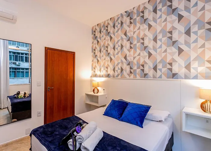 Copacabana Luxo: Sofisticação e Conforto para 5 Rio de Janeiro