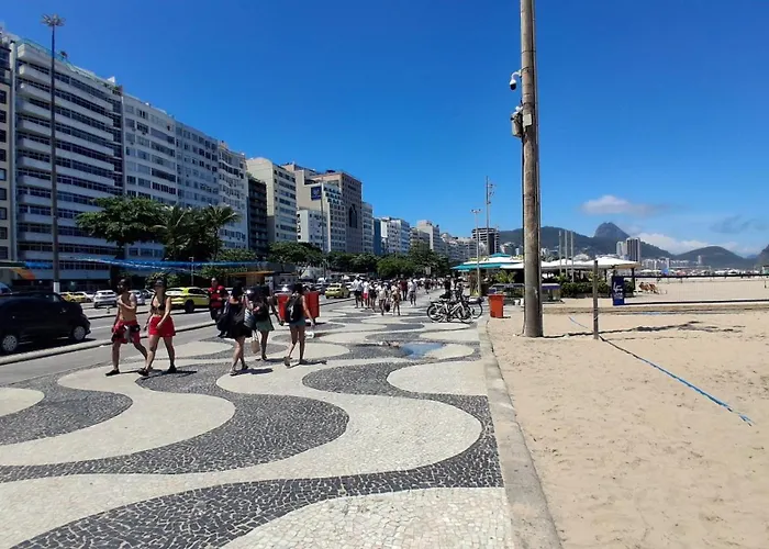 Copacabana Luxo: Sofisticação e Conforto para 5 Rio de Janeiro